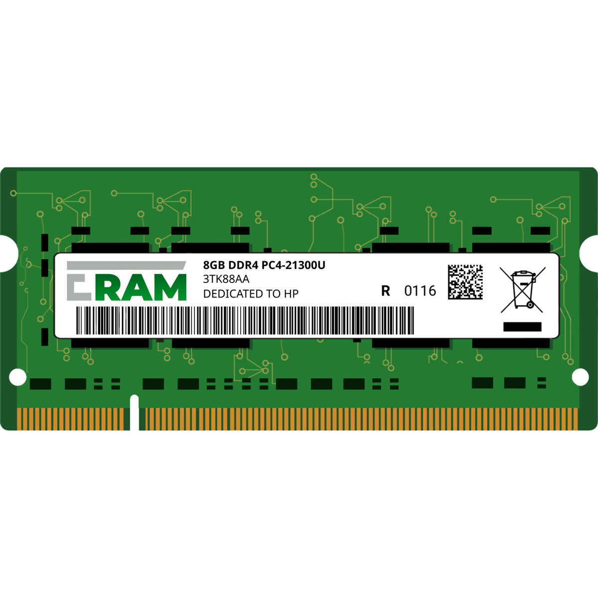Hp 8gb Ddr4 3tk88aa 3TK88AA HP Compatible 8GB PC4-21300 DDR4 - Main Image